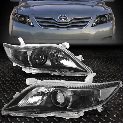 For 10-11 Toyota Camry Black Housing Clear Corner Projec Ddw