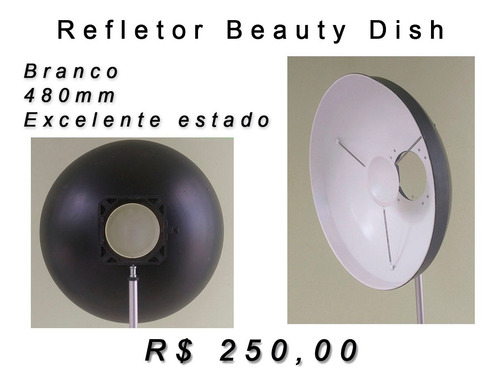 Refletor Beauty Dish - Branco