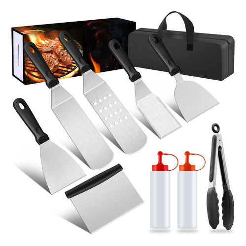 Kit De Accesorios Para Parrilla De 9 Piezas, Herramientas E.