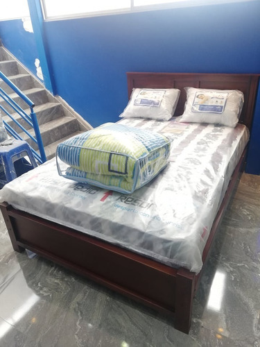Colchon 2 Plazas + Cama O Bases + Edredón + Almohadas+ Envio