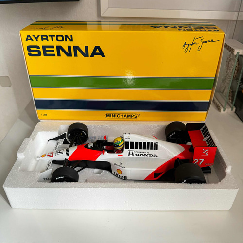 Minichamps 1/18 Ayrton Senna Mclaren Mp4/5b 1990 Champion