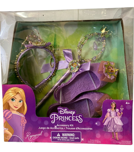 Disney Princesas Rapunzel Accesorios Zapatos Tiara Cetro 