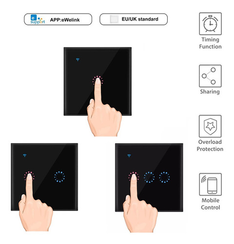 Interruptor De Luz Inteligente Inalámbrico Con Wifi
