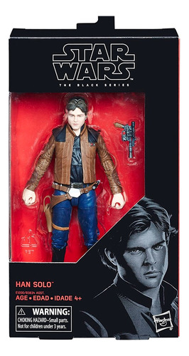 Star Wars Han Solo  Figura  Accion Hasbro Black Series 15cm 