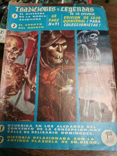 Comics Tradiciones Y Leyendas De La Colonia Número 91 Doble