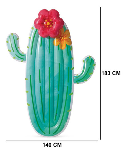 Inflable Cactus Flotador Colchoneta Niños Para Alberca Playa