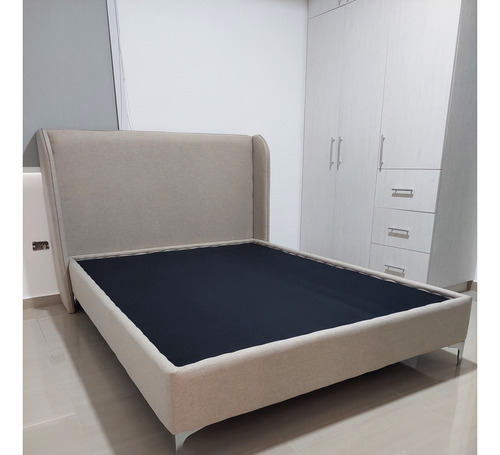 Box Spring Y Copete / Cama Matrimonial / Queen/ King