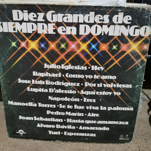 Disco Lp:diez Grandes De Siempre- En Domingo