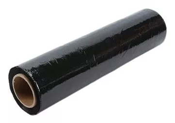 Rollo papel film vinipel strech negro de 25 cm x 300 mts