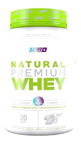 Natural Premium Whey Protein - Star Nutrition X 2lbs.