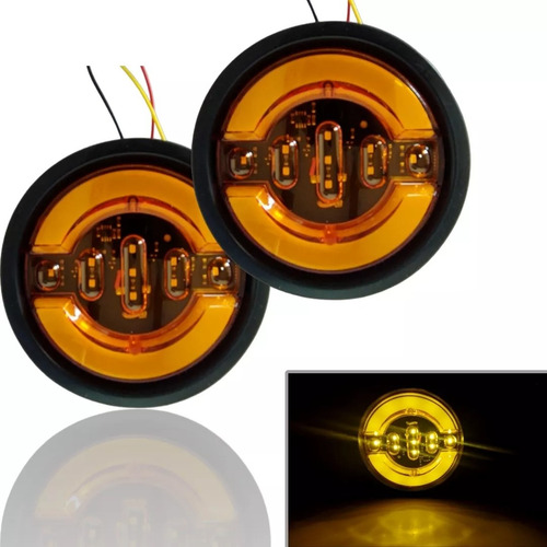 X6 Luz Led Trasera 12/24v Auto Camión Blanco Ámbar Rojo