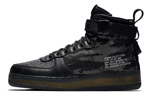 Zapatillas Nike Sf Air Force 1 Mid Urbano Aa7345-001   