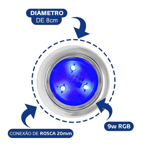 Kit Completo Piscinas Alvenaria Até 19 M³ Com Hidro Sodramar