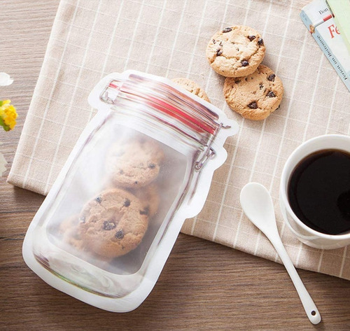 Bolsas De Silicon Reutilizables Para Alimentos Pack 4 Pzas