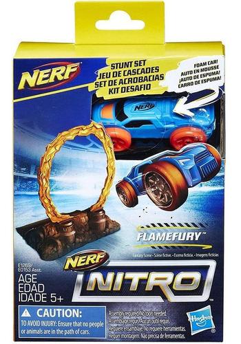 Autitos Nerf Nitro Set De Acrobacia Trucos Hasbro Original