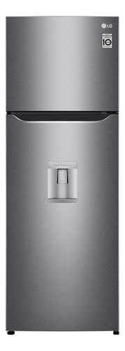 Refrigerador con freezer inverter LG GT32WPK color platinum silver con capacidad de 312L 127V