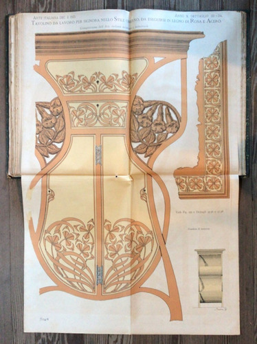 Imagen 4 de 8 de Arte Italiano Decorativa E Industriale. 1901-1902. 7pl 1134