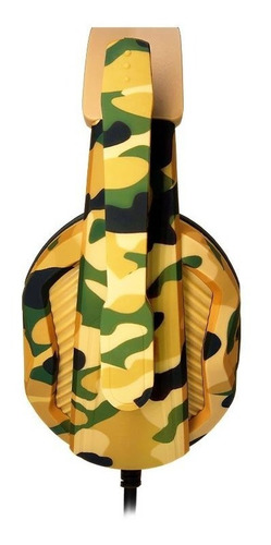 Imagen 2 de 2 de Auriculares Gamer Con Microfono Ps4 Pc Camuflado Noga St-237