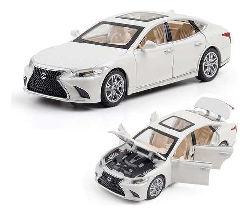 Toyota Marca De Lujo Lexus Ls500h Miniatura Metal Coche 1/32