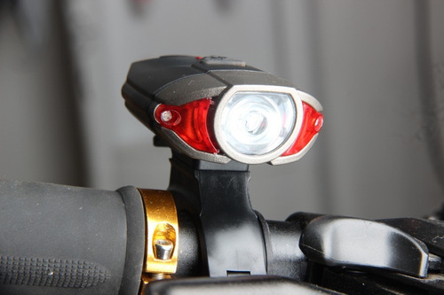 Luz Para Casco Y Bicicleta 300 Lumen Recargable 4 Modos