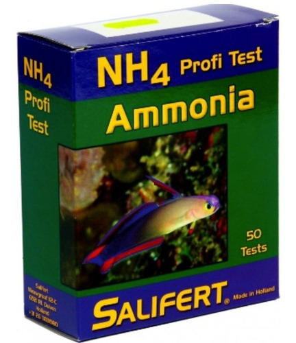 Kit De Prueba De Amoníaco Salifert Nh4 Hasta 50 Pruebas Xt C