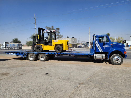 Camion Grua Plataforma Charola Rampa Hidraulica Montacargas