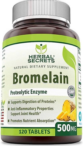 Bromelina Enzima Digestion Anti Infamatoria Mayor Absorcion Sabor Sin Sabor