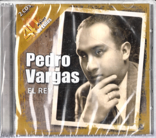 Pedro Vargas. 40 Años De Exitos. 2cd Orig Nuevo Qqa. Promo.