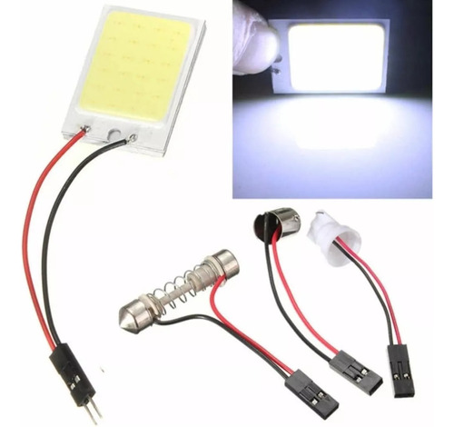 Placa 24  Led 5050 Luz Interior De Techo Para Auto C5w Cob