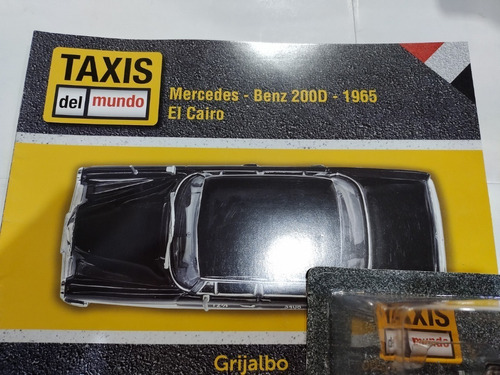 Coleccion Taxis Del Mundo Mercedes Benz 200d El Cairo Nro 14