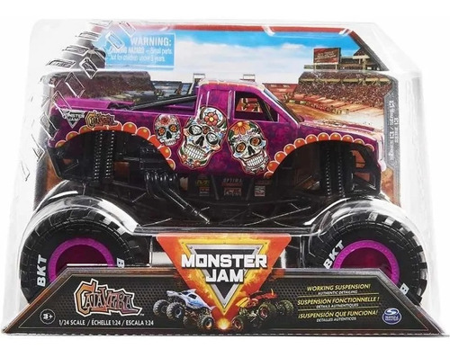 Carro Monster Jam Carro Escala 1:24 