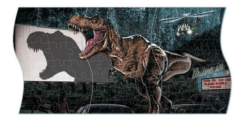 Novelty Rompecabezas Panoramico Jurassic World Dominion 3en1