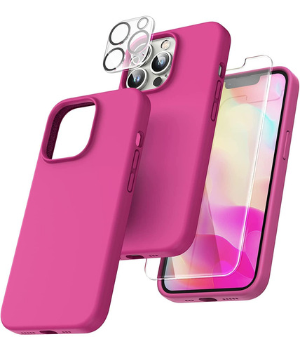 Funda Tocol Para Phone 13 Pro-hot Pink