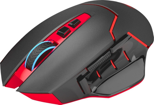 Mouse gamer de juego inalámbrico Redragon Mirage M690 negro y rojo