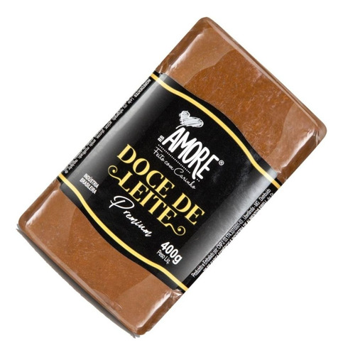 Doce De Leite Premium Barra 400g Rb Amore
