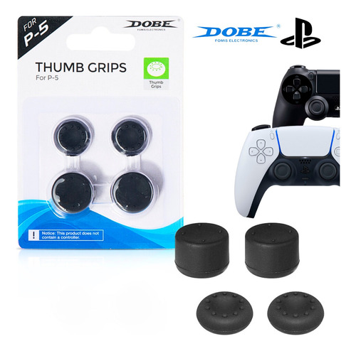 4 Unds Grip Protectores Para Joystick Mando Ps5 Ps4 Dobe