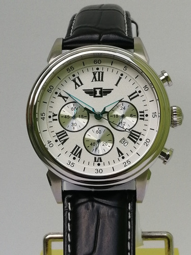 Relógio Invicta Quartz Branco Couro Modelo Ibi90242-002