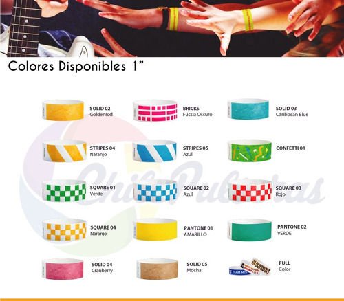 200 Pulseras De Eventos - Envio Gratis