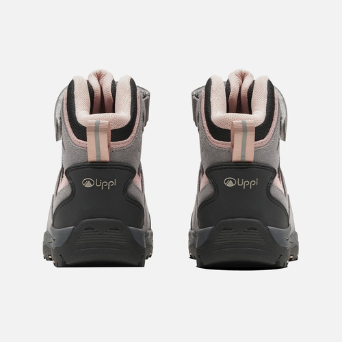Botín Niña Puelo Cs Hi Velcro Gris / Damasco Lippi I25
