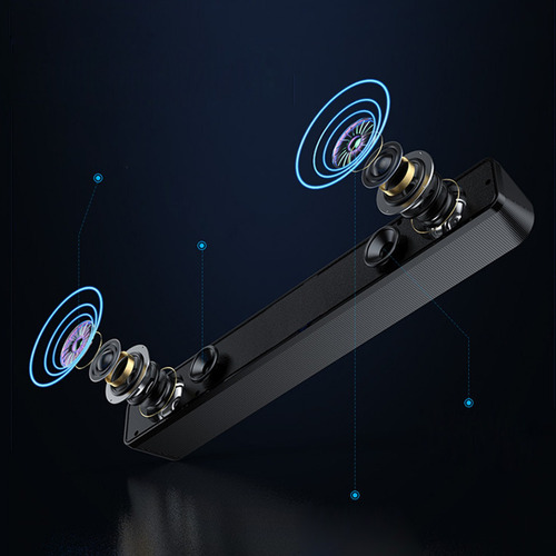 Tf Barra De Sonido Bocina Bluetooth Con Cable Sonido Estéreo