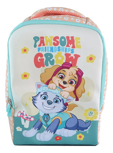 Mochila Infantil Paw Patrol Neopreno Grande 37 X 29 Cm