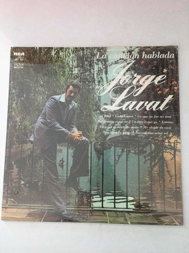 La Canción Hablada. Jorge Lavat. Disco Vinil