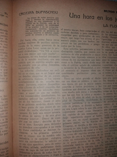 Revista Mundo Uruguayo 344 Principe De Gales Montevideo Box (Usado)