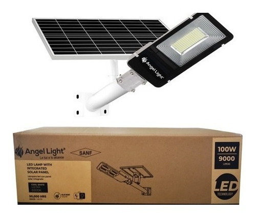 Lampara Led Con Panel Solar 100w Angel Light Para Posted 