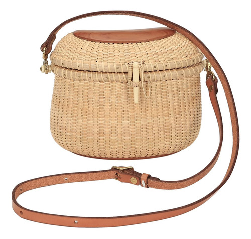 Teng Jin Cane-on-cane Weave Nantucket Basket Tejido A Mano (