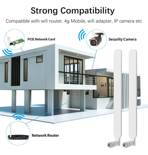 Antena Router B310, B612, B315, Etc. 4g/3g Dos Unidades