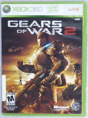 Gears Of War2 Original Usado Excelente Xbox360 Y One