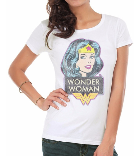 Remera Mujer   Wonder Woman Inkpronta