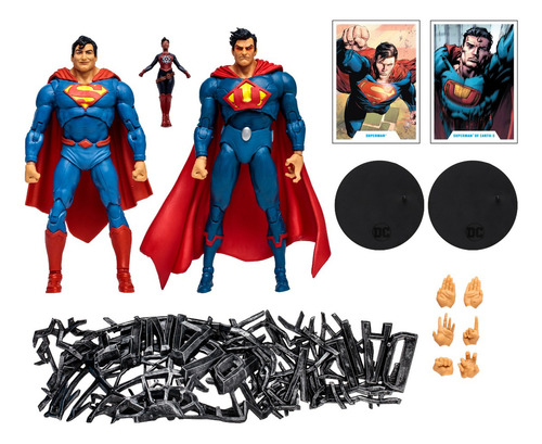 Mcfarlane 2 Pack Figuras 7 Superman Vs Superman Of Earth-3