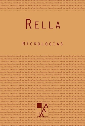 Libro Micrologias De Franco Rella